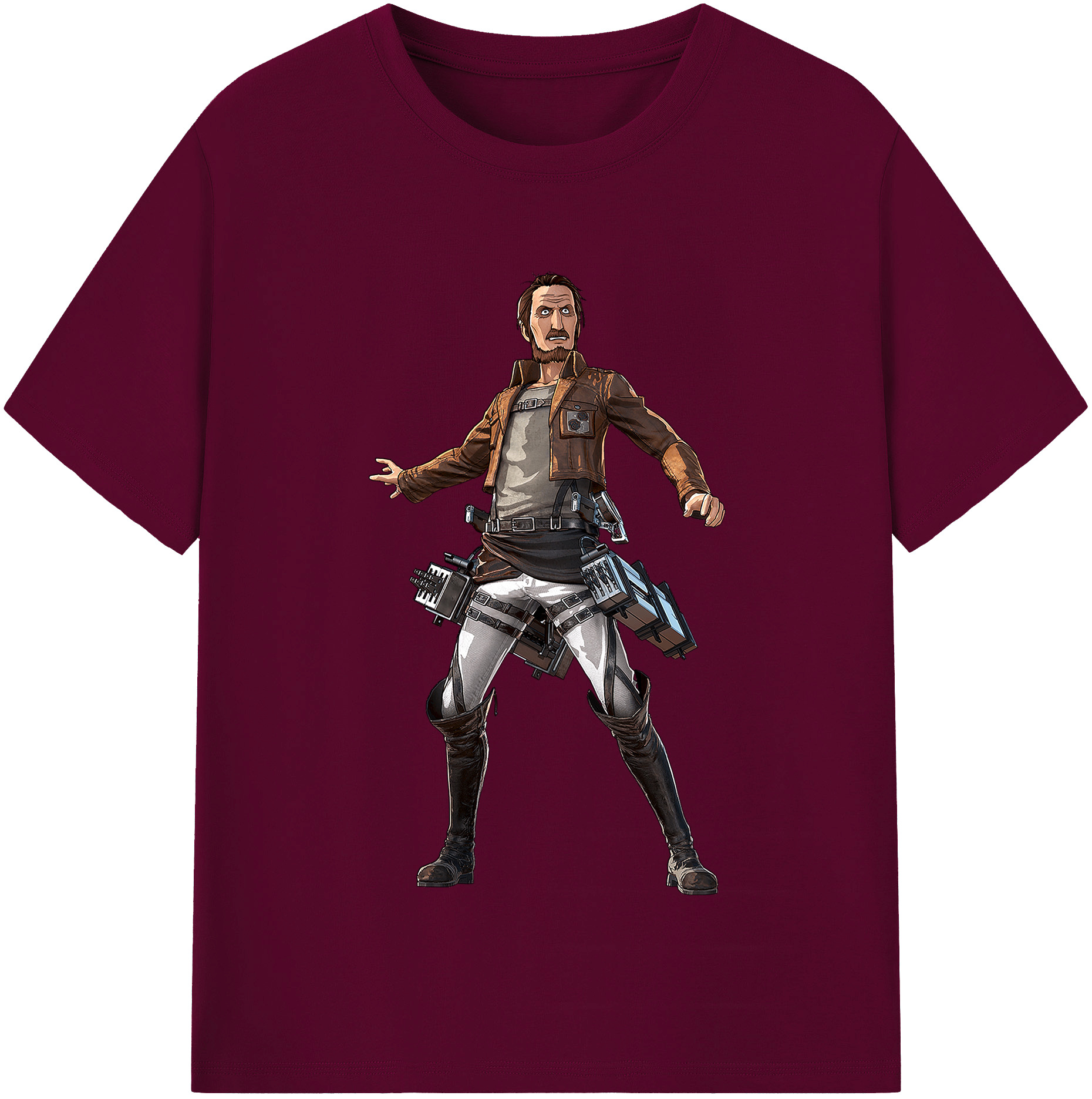 （画像用） 進撃の巨人 Attack on Titan レディースカジュアルプリントTシャツ（綿100％）